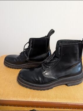 John Varvatos Patent Leather Boots Mens Size 11